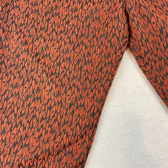 Anthropologie Mikayla Pull On Womens Sz L Cropped Flare Pants Cheetah - Picture 3 of 11